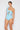 Marina West Swim Vacay Mode One Shoulder Swimsuit in Pastel Blue